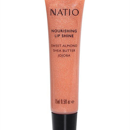 NATIO Nourishing Lip Shine 15ml - Shell - OhYouLuckyDuck.com.au