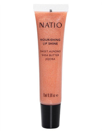 NATIO Nourishing Lip Shine 15ml - Shell - OhYouLuckyDuck.com.au