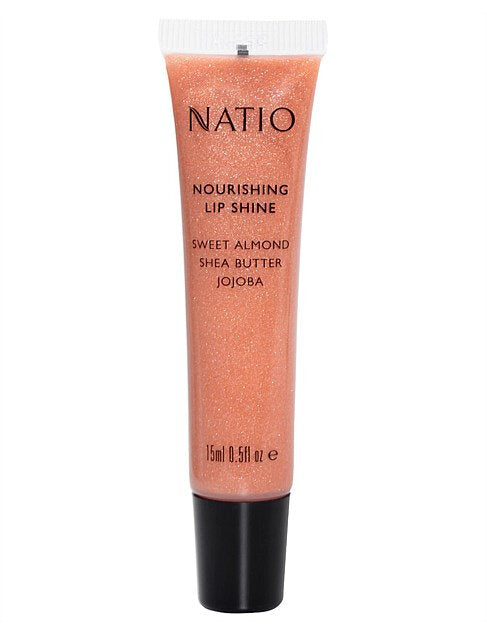 NATIO Nourishing Lip Shine 15ml - Shell - OhYouLuckyDuck.com.au