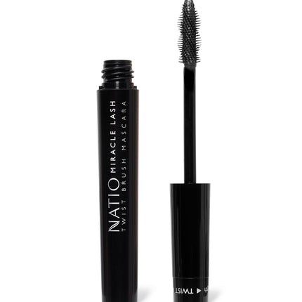 Natio Miracle Lash Twist Brush Length & Volume Mascara - Black 6.5ML - OhYouLuckyDuck.com.au
