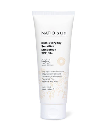 Natio Sun Kids Everyday Sensitive Sunscreen Spf 50+ 100Ml