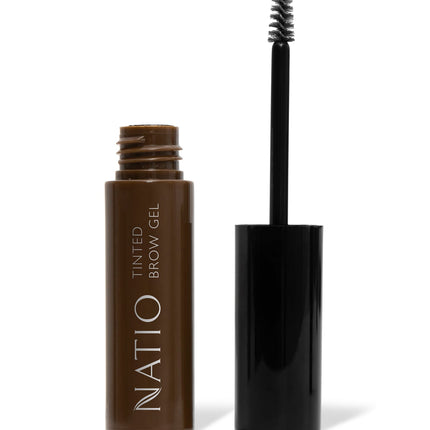 Natio Tinted Brow Gel Dark Brown 8ML - OhYouLuckyDuck.com.au