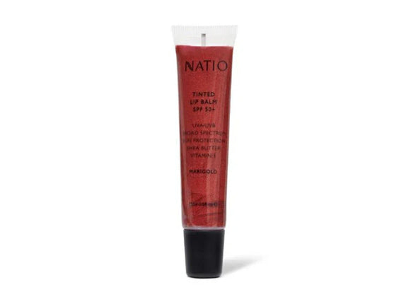 Natio Tinted Lip Balm Spf 50+ - Marigold 15 Ml - OhYouLuckyDuck.com.au