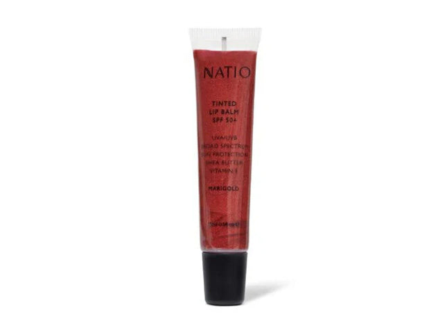Natio Tinted Lip Balm Spf 50+ - Marigold 15 Ml - OhYouLuckyDuck.com.au