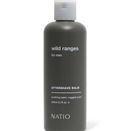 Natio Wild Ranges for Men Aftershave Balm 200ML - OhYouLuckyDuck.com.au