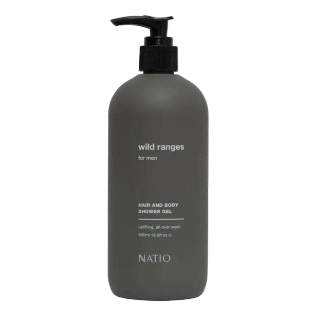 Natio Wild Ranges For Men Hair And Body Shower Gel 500ML