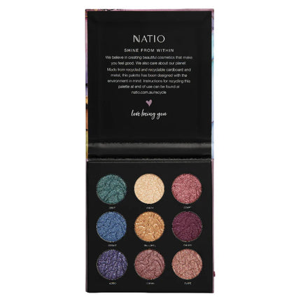 Natio Meteorite Metallc Eyeshadow Palette