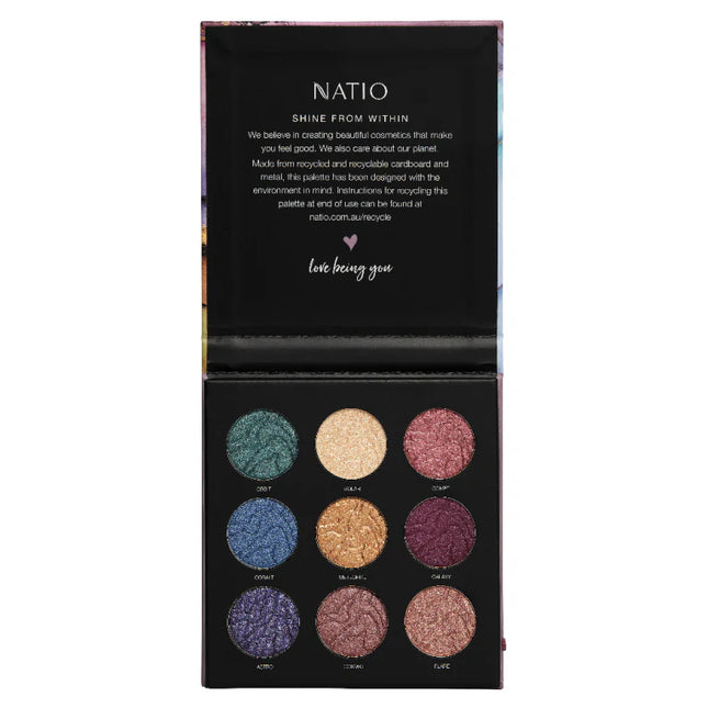Natio Meteorite Metallc Eyeshadow Palette