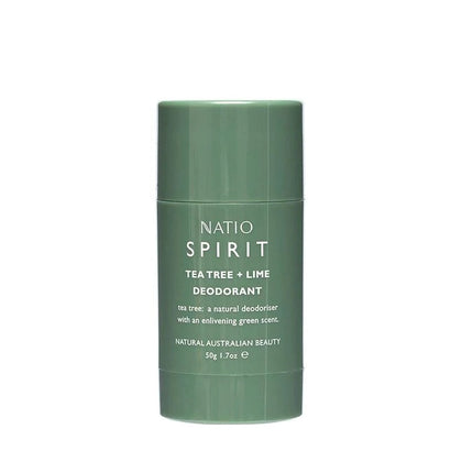 Natio Spirit Tea Tree & lime Deodorant - OhYouLuckyDuck.com.au