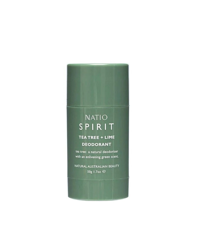 Natio Spirit Tea Tree & lime Deodorant - OhYouLuckyDuck.com.au