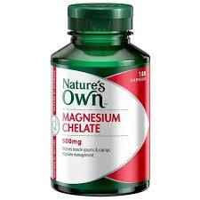 Natures Own Magnesium Chelate 500 mg 180 Capsules