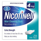 Nicotinell Chewing Gum Mint 4mg | 216 Pieces - OhYouLuckyDuck.com.au