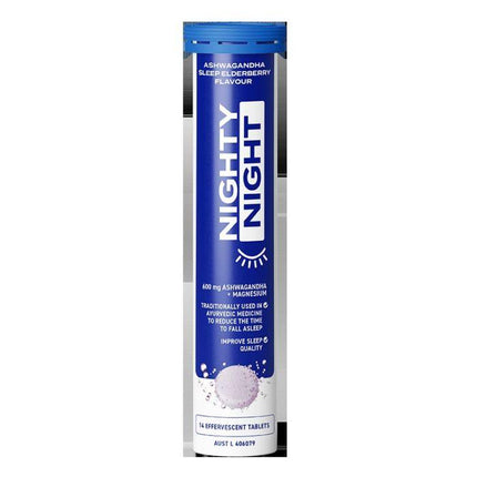 Nighty Night Sleep Effervescent 14 Tablets - OhYouLuckyDuck.com.au