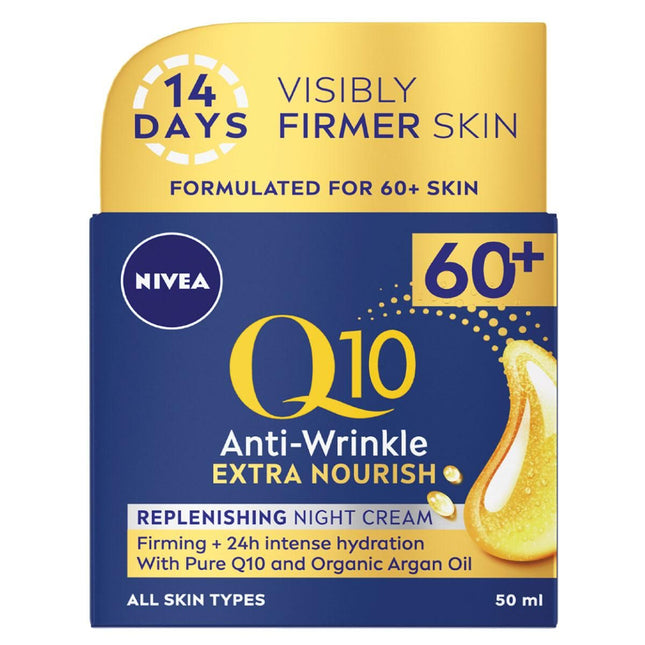 Nivea Q10 Anti Wrinkle Replenishing Mature Night Cream 50ML