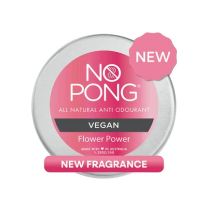 No Pong Flower Power All Natural Deodorant 35G
