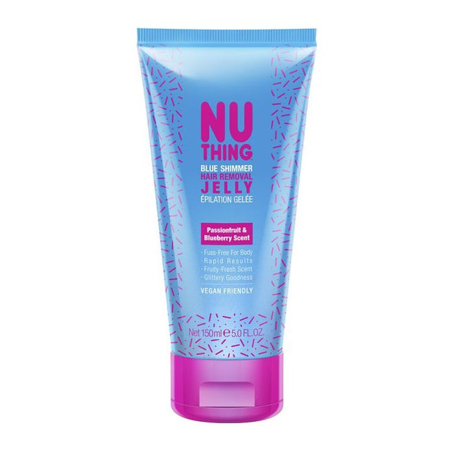 Nuthing Hair Removal Jelly Blue Shimmer 150mL - OhYouLuckyDuck.com.au