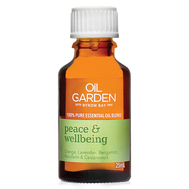 Oil Garden Essential Oil Blend Peace & Wellbeing 25ML - OhYouLuckyDuck.com.au