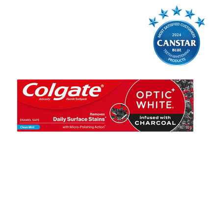 Colgate Toothpaste Optic White Charcoal 100G