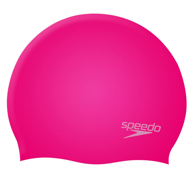 Speedo Moulded Silicone Cap Junior Pink