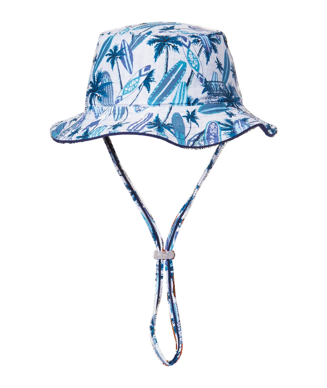 Dozer Boys Bucket Hat Wave Break Blue Small