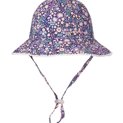 Kooringal Hats Baby Girls Floppy Tilly Navy Small