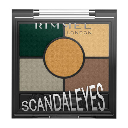 Rimmel London Scandaleyes 5 Colour Eye Shadow Palette 0 3.8g – 006 Jungle Green