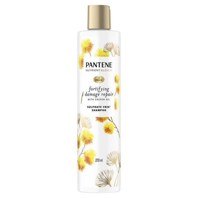 Pantene Pro V Nutrient Blends Sulphate Free Fortifying Damager Repair Shampoo 270ML