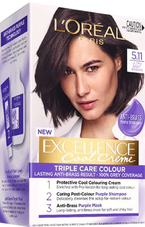 Lóreal Excellence Ultra Ash 5.11 Light Brown - OhYouLuckyDuck.com.au