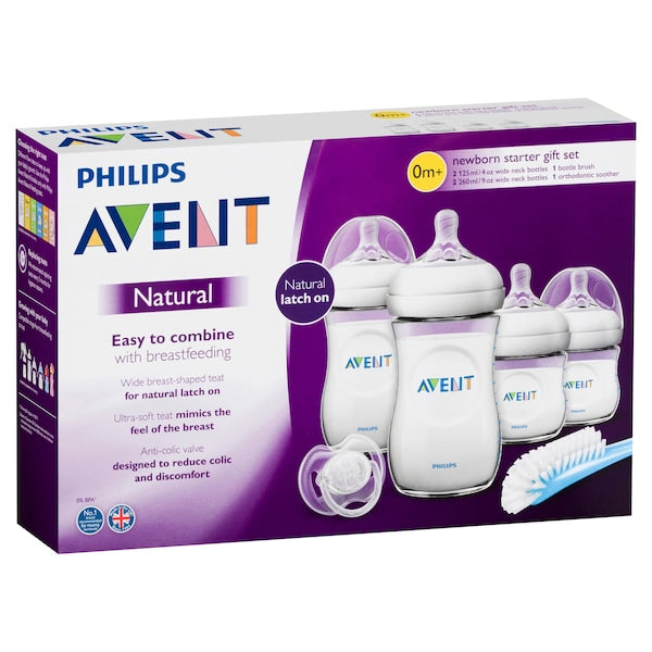 Philips Avent Natural Newborn Feeding Baby Bottles Starter Set