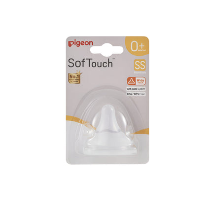 Pigeon SofTouch 3 Nipple Blister SS 2PK