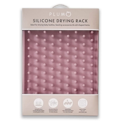 Plum Silicone Drying Rack Dusty Berry 25cm X 35cm X 5.5CM