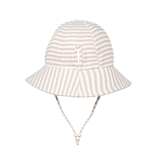 Bedhead Kids Ponytail Bucket Hat Natural Stripe 54CM 3 to 6 Years
