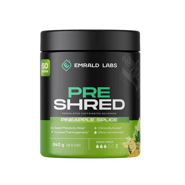 Emerald Labs Pre Shred Thermogenic Fat Burner Pineapple Crush 255G