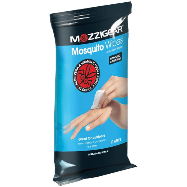 Mozzigear Mosquito Wipes - OhYouLuckyDuck.com.au