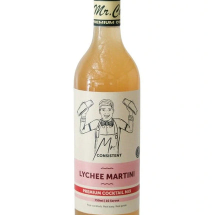 Mr Consistent Lychee Martini Cocktail Mixer 750ML