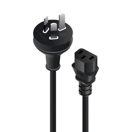 ALOGIC 1m Aus 3 Pin Wall to IEC C13 - Male to Female