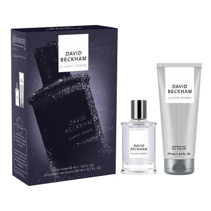 David Beckham Classic Homme Gift Set 50mL EDT + Shower Gel 200mL