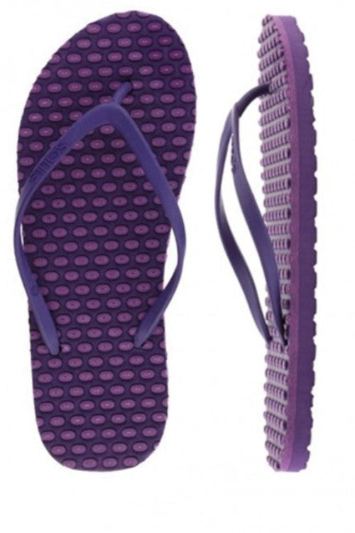 Souls Comfort Massage Thongs Purple Petunia M7/L9