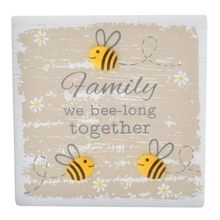 Queen Bee Collection Square Plaque