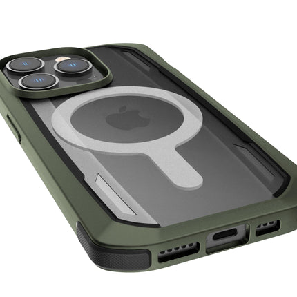 Raptic Secure Shield Magsafe Case For Iphone 14 Pro Green