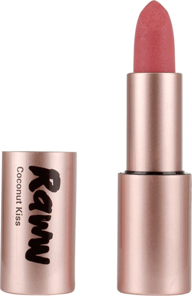 Raww Coconut Kiss Lipstick Pomegranate Parade - OhYouLuckyDuck.com.au
