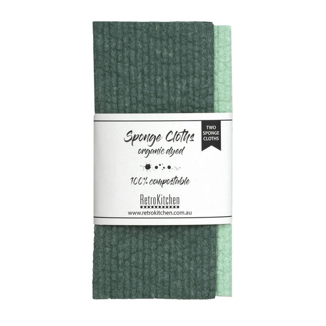 Retro Kitchen 100% Compostable Sponge Cloth Organic