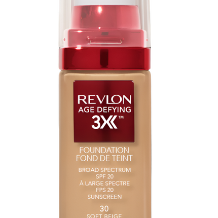 Revlon Age Defying 3X Foundation Soft Beige