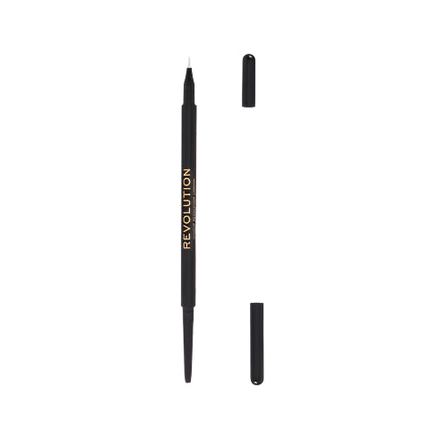 Revolution Eyeliner Felt & Kohl Precision Dual Liner White