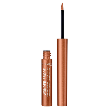Rimmel Wonder Proof Liquid Eye Liner 001 Rose Gold - OhYouLuckyDuck.com.au