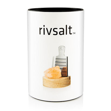 Risvalt Original Himalayan Salt Grater Set with Japanese Stainless Steel Grater and Oak Stand 50G