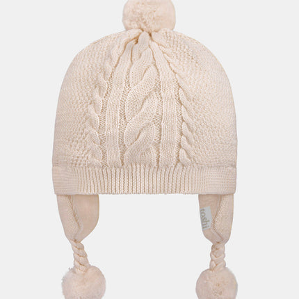 Toshi Organic Earmuff Yummy Beanie Oatmeal Size S