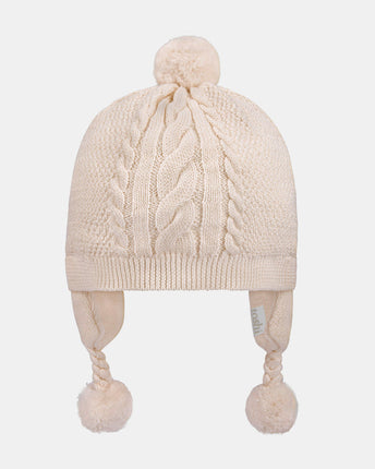 Toshi Organic Earmuff Yummy Beanie Oatmeal Size S
