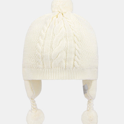 Toshi Organic Cotton Earmuff Yummy Beanie Cream Xs