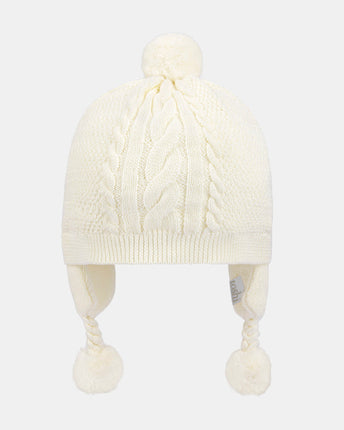 Toshi Organic Cotton Earmuff Yummy Beanie Cream Xs